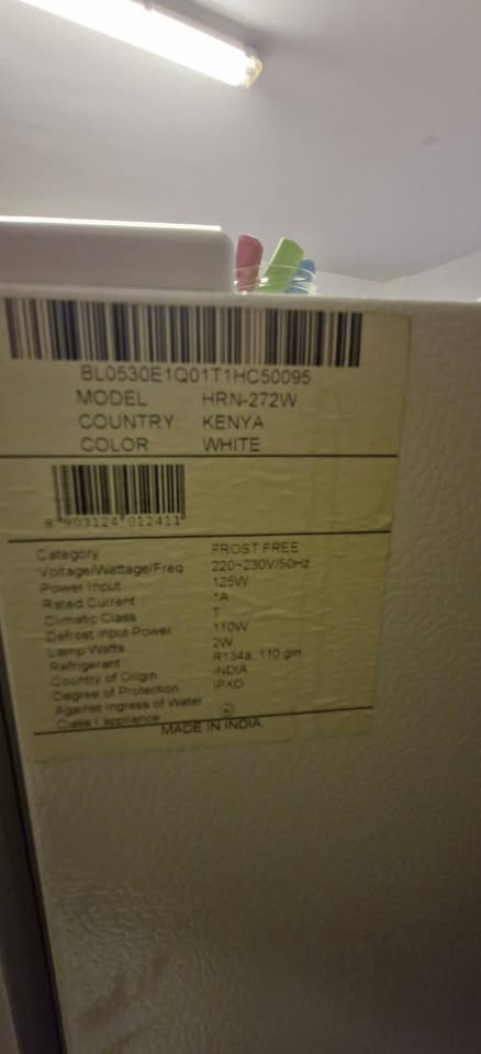 VON Fridge - 272L detail 4