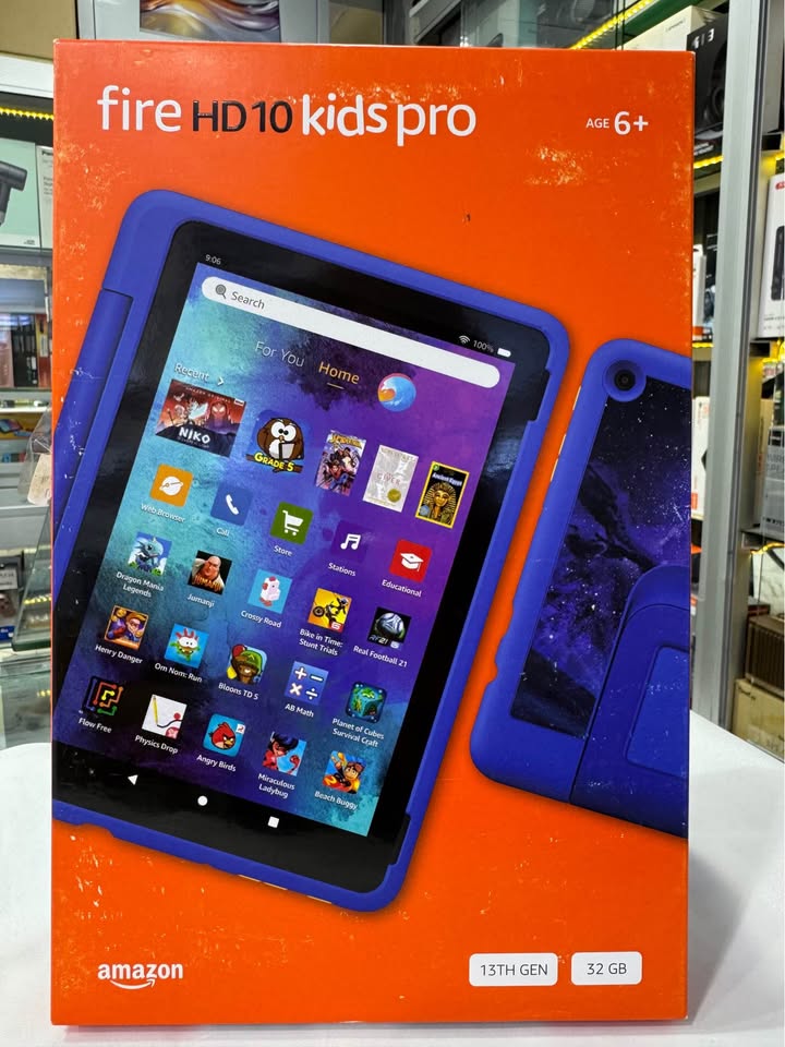 Gadgets for sale (Fire TV sticks, cameras, earbuds, barcode scanner, kids tablets) detail 2